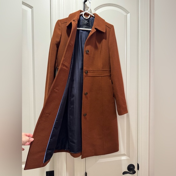 J. Crew Classic Lady Day Coat in Italian Double Cloth with Thinsulate - Picture 2 of 3